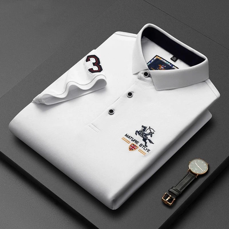 Brand Embroidered Polo Shirt Short Sleeve Men's Casual Paul T-shirt Summer High end Designer New Fashion Business Polo Shirt Men
Brand Embroidered Polo Shirt Short Sleeve Men's Casual Paul T-shirt Summer High end Designer New Fashion Business Polo Shirt Men
