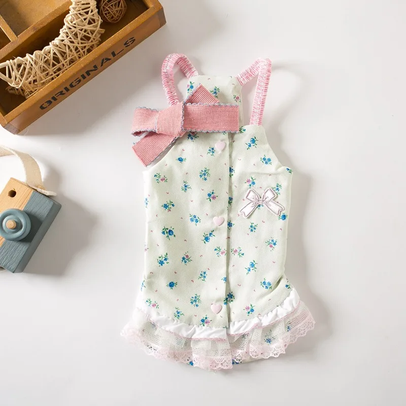 Cute Pet Dog Clothes Summer Lace Bow Dog Lace Suspender Princess Puppy Dress Teddy Bear Small Dog Cat Home Uniform Pet Clothing
Cute Pet Dog Clothes Summer Lace Bow Dog Lace Suspender Princess Puppy Dress Teddy Bear Small Dog Cat Home Uniform Pet Clothing