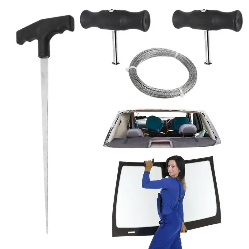 Car Glass Disassembly Windshield Remover Tool Cutting Wire With Handles Universal Windshield Disassembly Steel Wire Windshield
Car Glass Disassembly Windshield Remover Tool Cutting Wire With Handles Universal Windshield Disassembly Steel Wire Windshield