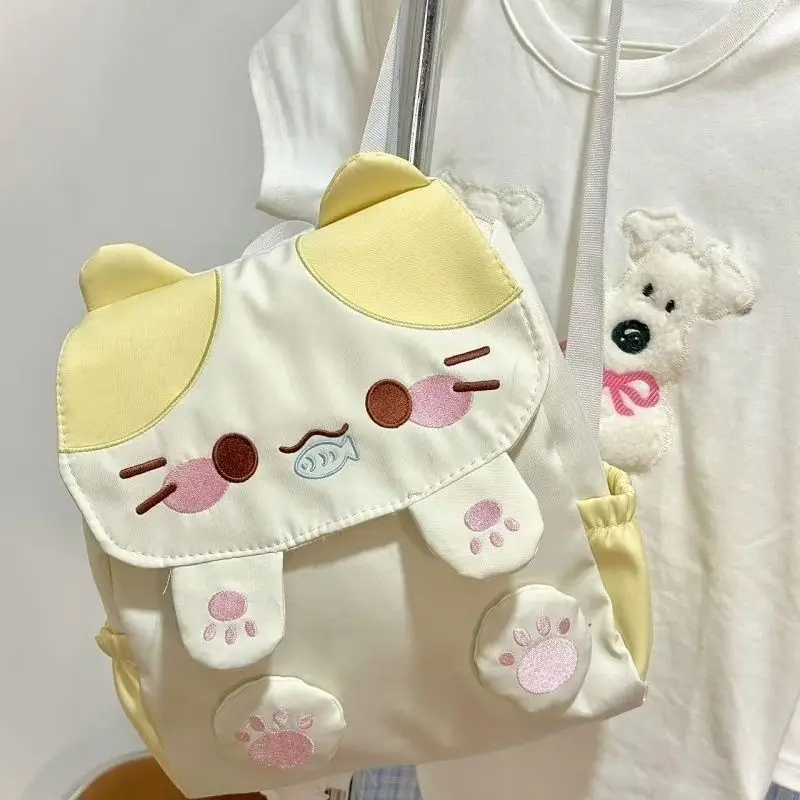 Cute Cartoon Embroidered Bapa Large Capaci oulder Bag for Junior And High School Girls Versatile Bookbag College ... 
Cute Cartoon Embroidered Bapa Large Capaci oulder Bag for Junior And High School Girls Versatile Bookbag College ...