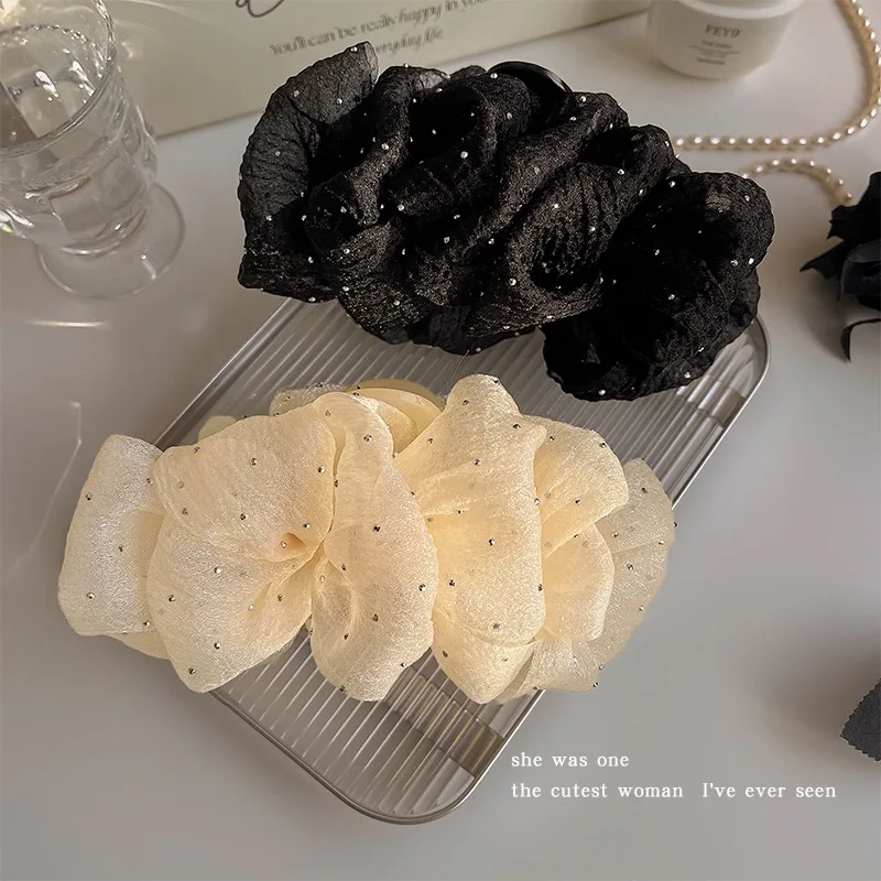 Cloud Bubble Grip Clip Mesh Bow Meteor Shower Hair Clip Female Back Head Shark Clip New Girl Princess Hair Accessory
Cloud Bubble Grip Clip Mesh Bow Meteor Shower Hair Clip Female Back Head Shark Clip New Girl Princess Hair Accessory