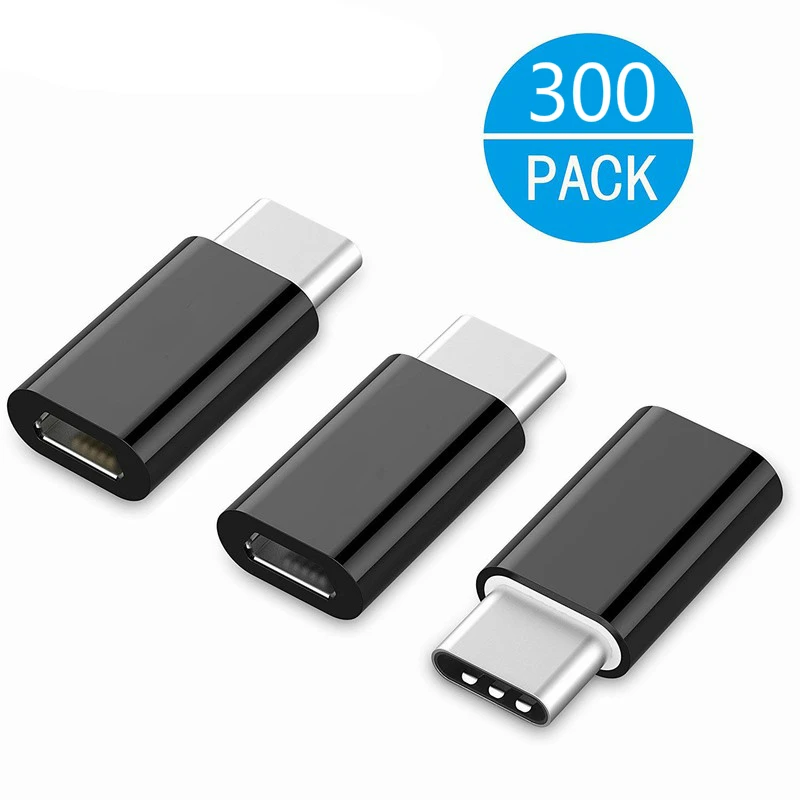 300pcsMicro to TypeC Adapter for Xiaomi Mi 6 A1 Mi5X Mia1 Oneplus 5 3 LG G5 Samsung S8 S9 Plus Micro USB To USB C Adapter Type-c
300pcsMicro to TypeC Adapter for Xiaomi Mi 6 A1 Mi5X Mia1 Oneplus 5 3 LG G5 Samsung S8 S9 Plus Micro USB To USB C Adapter Type-c