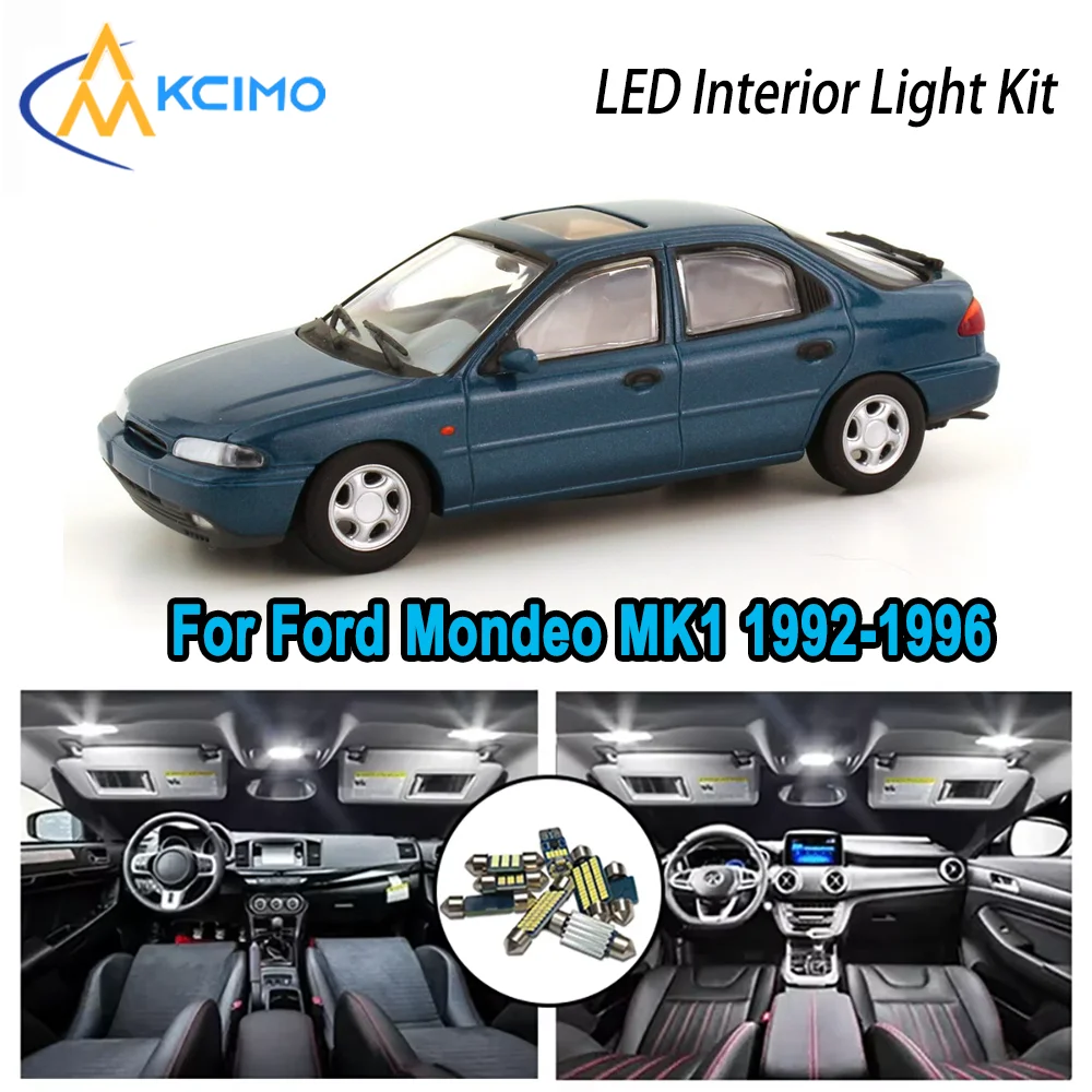 Premium Bright LED Interior Light Kit for Ford Mondeo MK1 1992-1996 1993 1994 Dome Map Trunk Car Lamps with Canbus No Error
Premium Bright LED Interior Light Kit for Ford Mondeo MK1 1992-1996 1993 1994 Dome Map Trunk Car Lamps with Canbus No Error
