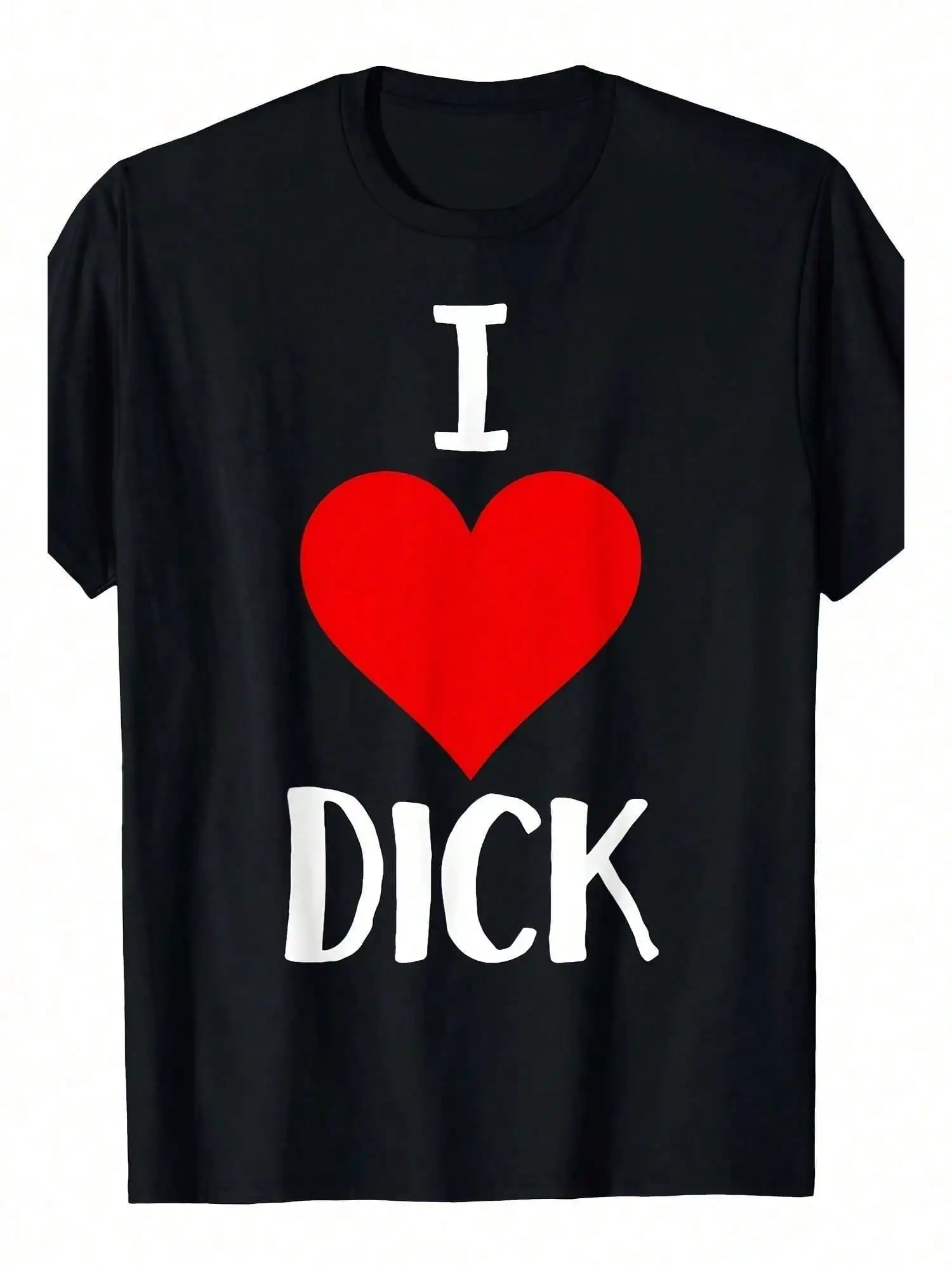 Футболка с рисунком «Я люблю Дик» — забавный подарок гей-прайду, черная хлопковая повседневная футболка с дизайном «красное сердце», короткая
Футболка с рисунком «Я люблю Дик» — забавный подарок гей-прайду, черная хлопковая повседневная футболка с дизайном «красное сердце», короткая