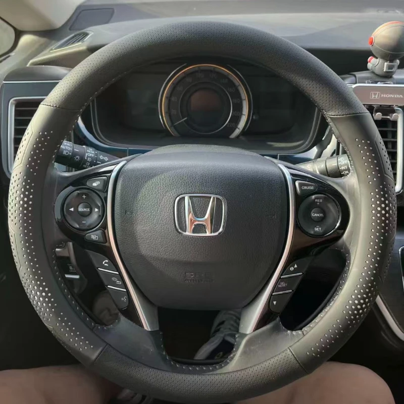 Leather Car Steering Wheel Cover for Honda CRV 2011 - 2019 2020 2021 2022 2023 2024 2025 2026 Non Slip Interior Accessories
Leather Car Steering Wheel Cover for Honda CRV 2011 - 2019 2020 2021 2022 2023 2024 2025 2026 Non Slip Interior Accessories