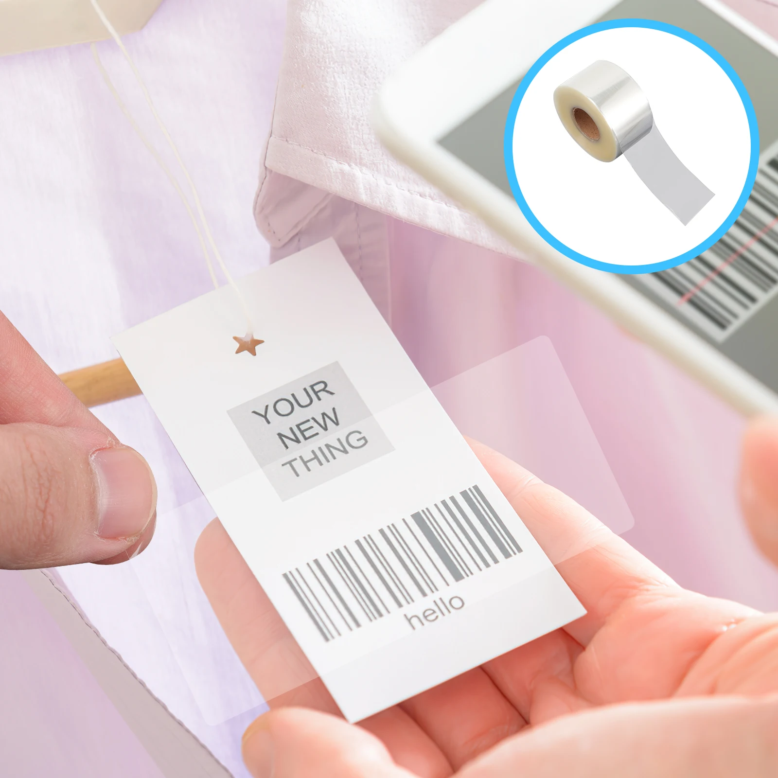 500 Pcs Clothing Barcode Label Protective Film Food Labels Stickers Protector Pvc Self-adhesive Clear Protectors
500 Pcs Clothing Barcode Label Protective Film Food Labels Stickers Protector Pvc Self-adhesive Clear Protectors