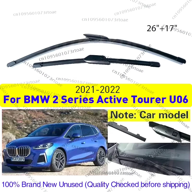 Car Front Wiper Blades For BMW 2 Series Active Tourer U06 2021 2022 Windshield Windscreen Front Window 26"+17" Car Accessories
Car Front Wiper Blades For BMW 2 Series Active Tourer U06 2021 2022 Windshield Windscreen Front Window 26"+17" Car Accessories
