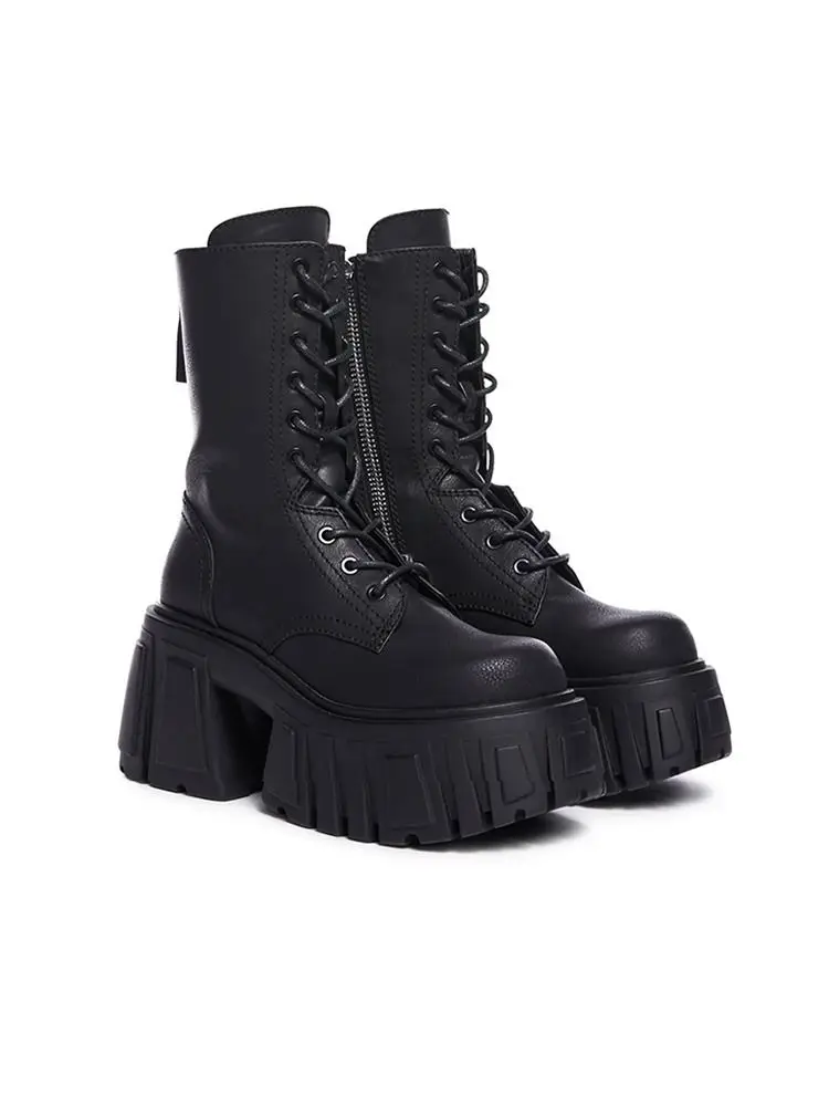2024 Super High Heel Platform Middle Tube Female Autumn and Winter Elevator Ankle Tide Music Chunky Heel Comic Show Boots
2024 Super High Heel Platform Middle Tube Female Autumn and Winter Elevator Ankle Tide Music Chunky Heel Comic Show Boots