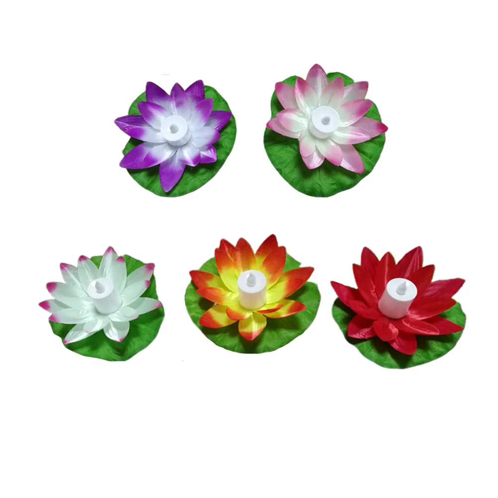 5pcs LED Electronic Candles Colorful Lotus Water Decor Pool Wedding Party Festivals
5pcs LED Electronic Candles Colorful Lotus Water Decor Pool Wedding Party Festivals