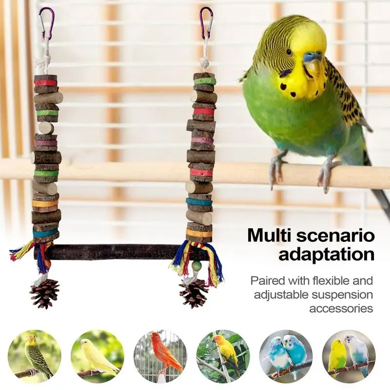 Bird Swing Hangable Cockatiel Cage Toy Interactive Bird Cage Chewing Swing For Garden Parrot Porch Parakeet Accessory
Bird Swing Hangable Cockatiel Cage Toy Interactive Bird Cage Chewing Swing For Garden Parrot Porch Parakeet Accessory