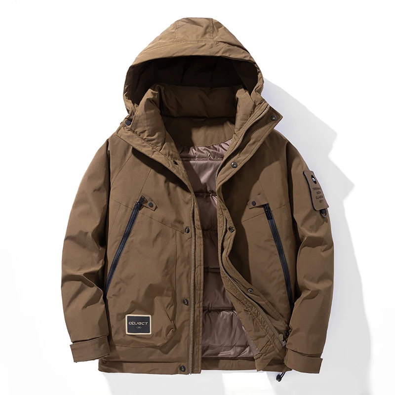 Gorasion 2025 Men's Winter New White Duck Solid Down Jacket Thick Warm Fashion Coat Couple Jacket Outdoor Hooded Overcoat Jacket
Gorasion 2025 Men's Winter New White Duck Solid Down Jacket Thick Warm Fashion Coat Couple Jacket Outdoor Hooded Overcoat Jacket
