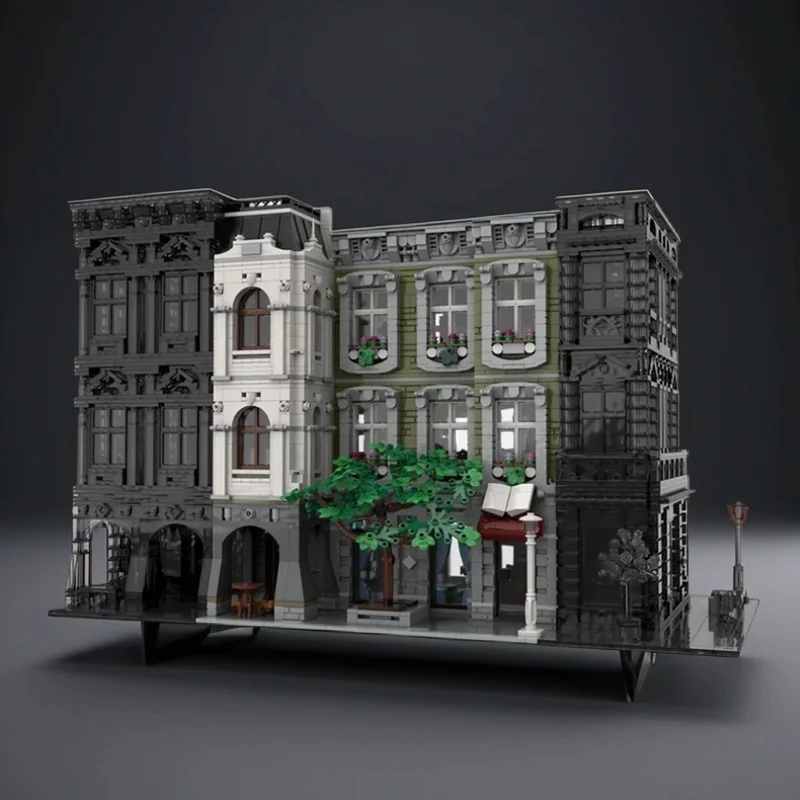 NEW 5115PCS MOC Street View Library Wine Bar Model Custom Building Blocks Architecture DIY Assembly Display Gift Collectible Set
NEW 5115PCS MOC Street View Library Wine Bar Model Custom Building Blocks Architecture DIY Assembly Display Gift Collectible Set