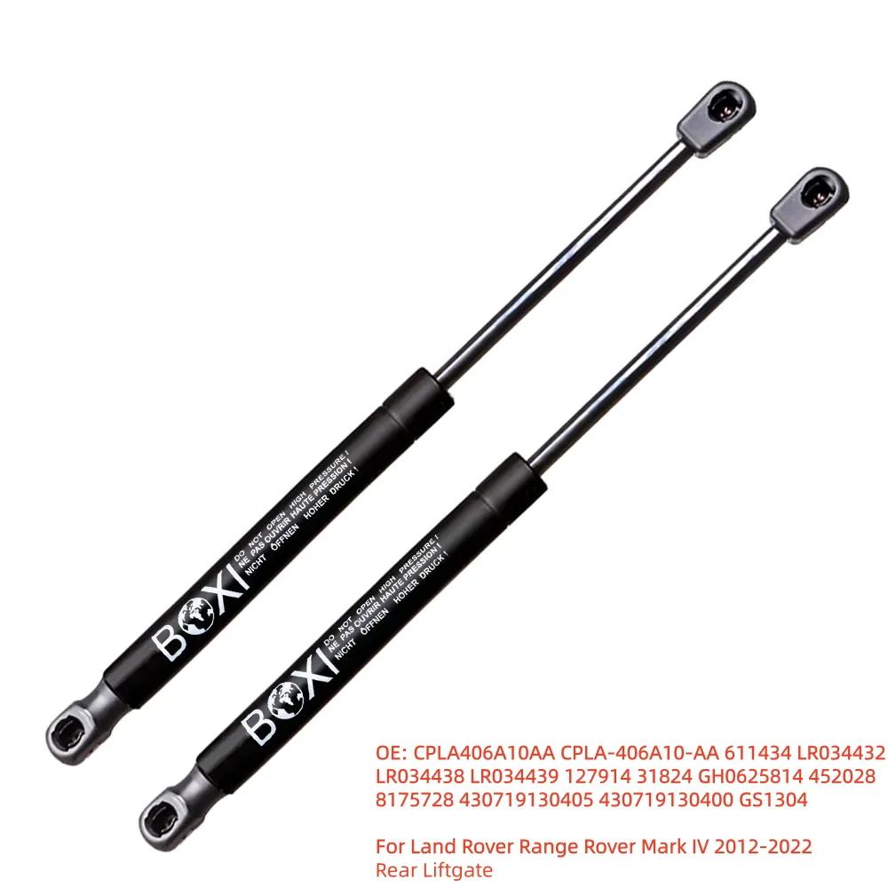 BOXI 2 шт. задних амортизаторов для багажника Land Rover Range Rover Mark IV 2012-2022 CPLA406A10AA LR034438 LR034432
BOXI 2 шт. задних амортизаторов для багажника Land Rover Range Rover Mark IV 2012-2022 CPLA406A10AA LR034438 LR034432