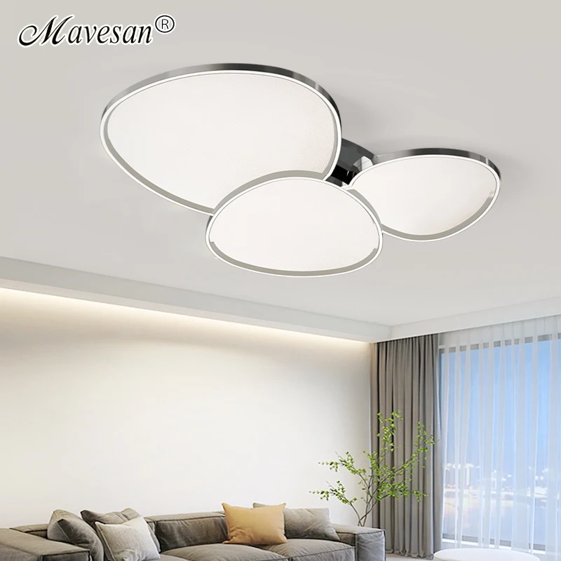 Modern Minimalist Led Ceiling Chandeliers Electroplated Living Room Bedroom Study Eye Protection Cobblestone Lighting Fixture
Modern Minimalist Led Ceiling Chandeliers Electroplated Living Room Bedroom Study Eye Protection Cobblestone Lighting Fixture