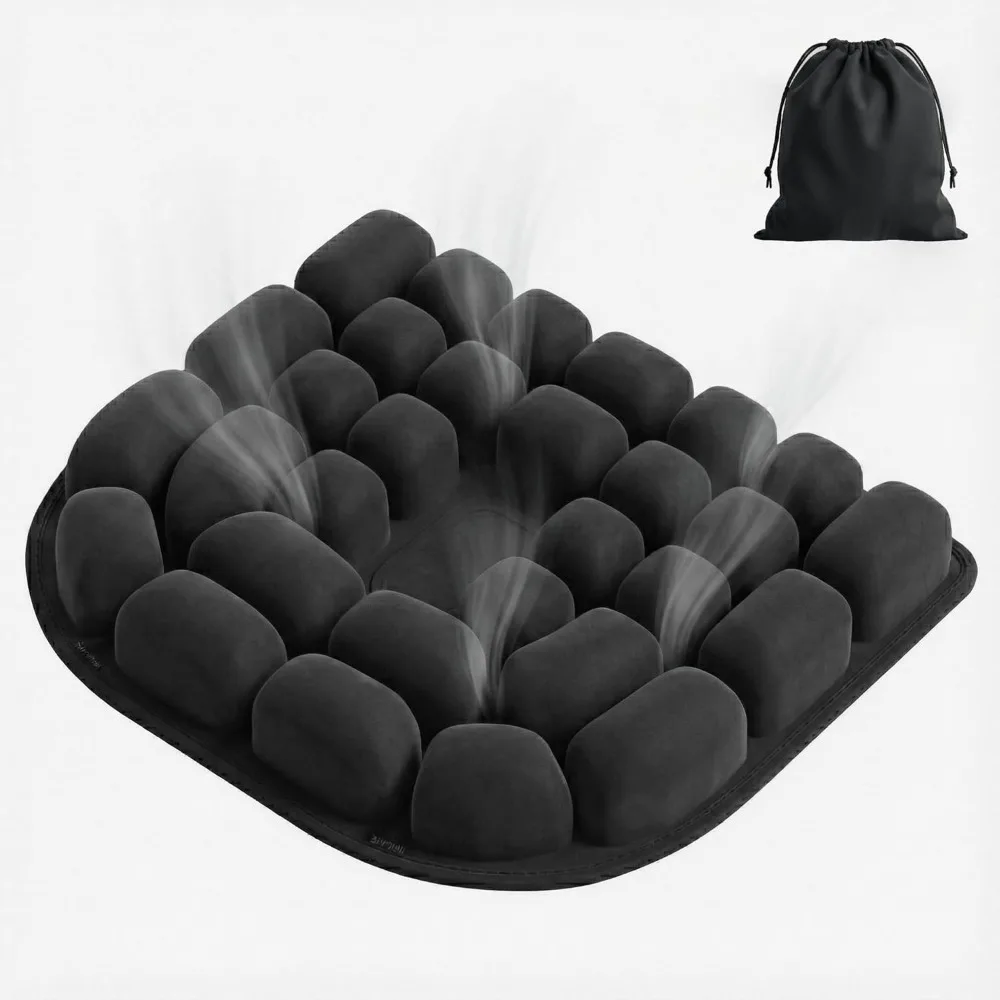 Portable Inflatable Seat Cushion for Travel and Office Ergonomic Tailbone Pain Relief
Portable Inflatable Seat Cushion for Travel and Office Ergonomic Tailbone Pain Relief