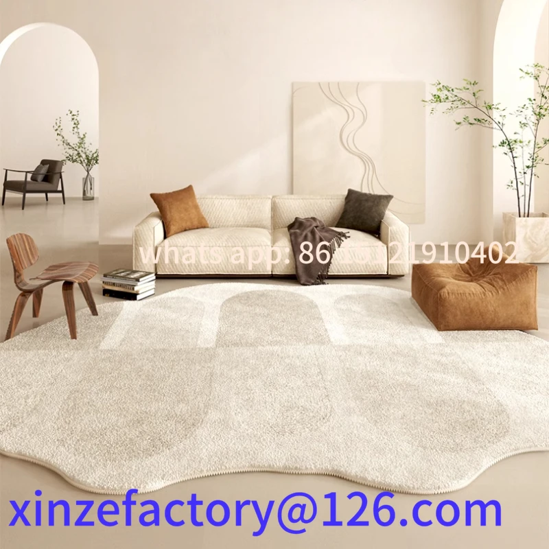 Customizable French Cream Style Carpets for Living Room Irregular Shape Bedroom Decor
Customizable French Cream Style Carpets for Living Room Irregular Shape Bedroom Decor