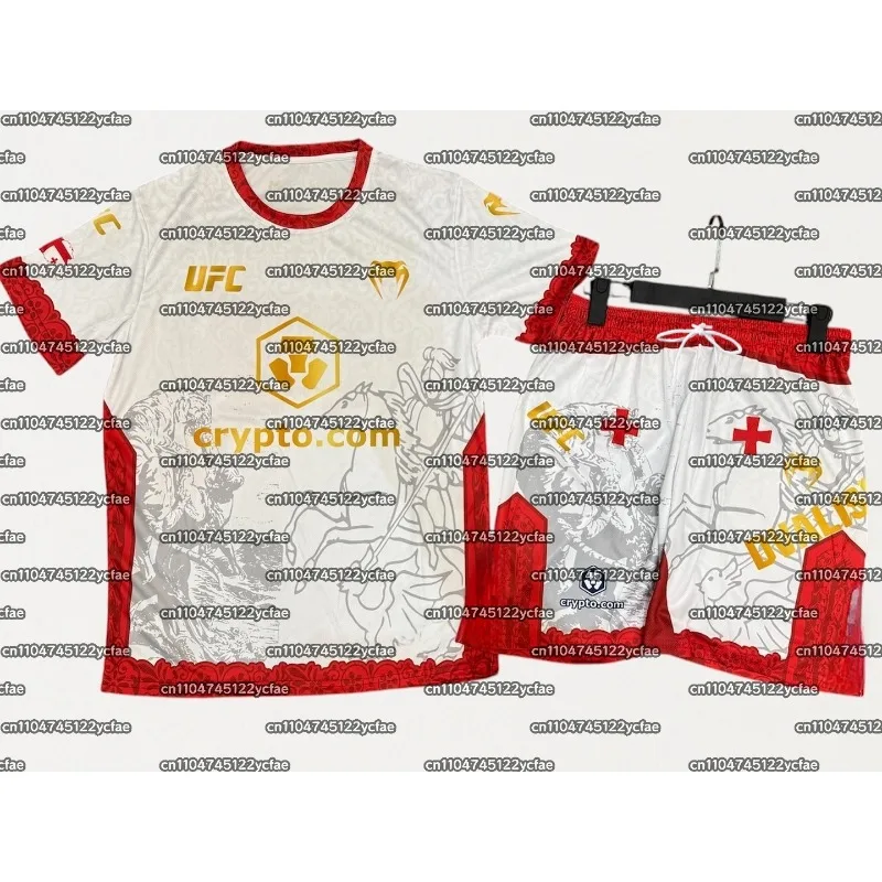Dvalishvili UFC MMA Boxing Battle T-shirt Shorts 2025 Men's Breathable Quick Drying Sweatshirt Wrestling Sweat Absorbing Set
Dvalishvili UFC MMA Boxing Battle T-shirt Shorts 2025 Men's Breathable Quick Drying Sweatshirt Wrestling Sweat Absorbing Set