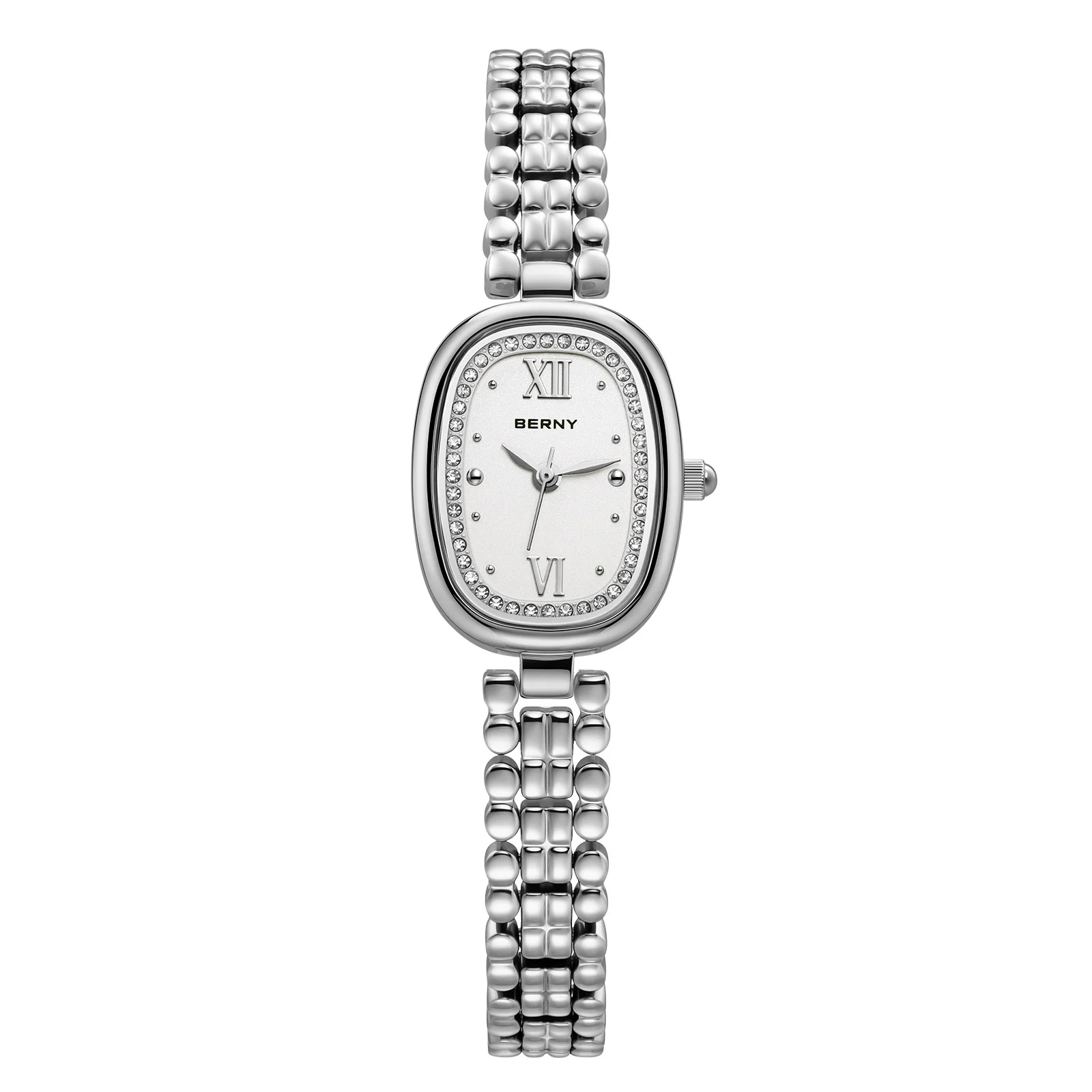 BERNY Quartz Oval Watch for Women Luxury Exquisite Diamond Women's Watch Waterproof Versatile Jewelry Bracelet Ladies Wristwatch
BERNY Quartz Oval Watch for Women Luxury Exquisite Diamond Women's Watch Waterproof Versatile Jewelry Bracelet Ladies Wristwatch