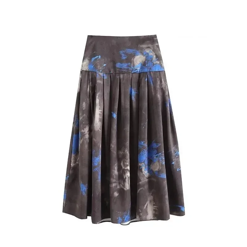 TRAF ZR Print Skirt Black Elegant Long Dresses Evangelical Women's Skirts Chinese Style Skirt Luxury Elegant Women's Skirts
TRAF ZR Print Skirt Black Elegant Long Dresses Evangelical Women's Skirts Chinese Style Skirt Luxury Elegant Women's Skirts