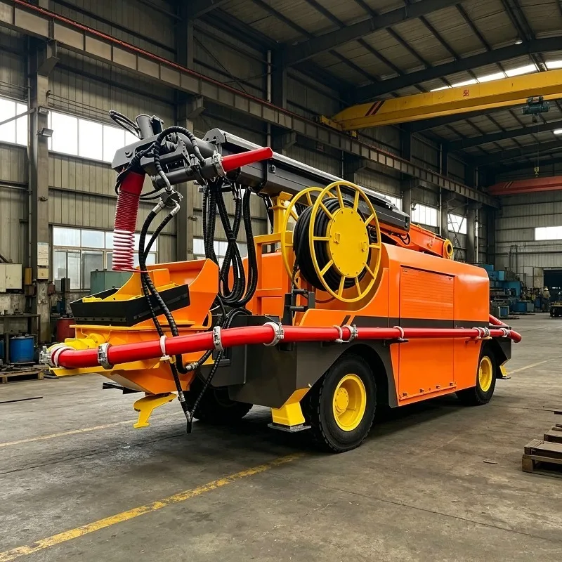 FOB Price High Efficient Trailer Concrete Sprayer Large Tunnel Reinforcement Underground Excavation And Mass Tunnel Construction
FOB Price High Efficient Trailer Concrete Sprayer Large Tunnel Reinforcement Underground Excavation And Mass Tunnel Construction