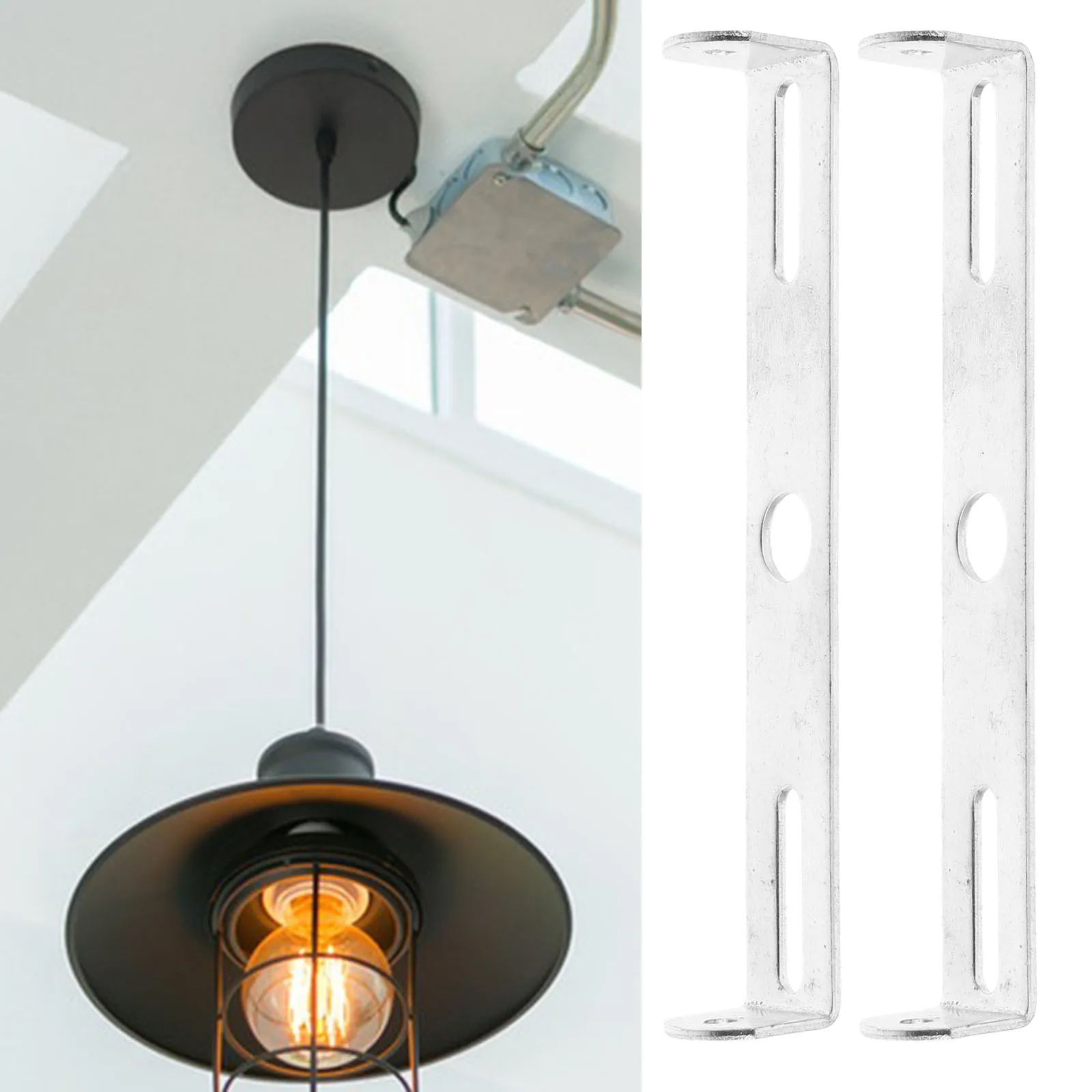 4Pcs Ceiling Light Mounting Plate Bracket Iron Lamp Fitting Durable Fixture Accessories DIY Light Tools Ceiling Lamp Hook 
4Pcs Ceiling Light Mounting Plate Bracket Iron Lamp Fitting Durable Fixture Accessories DIY Light Tools Ceiling Lamp Hook