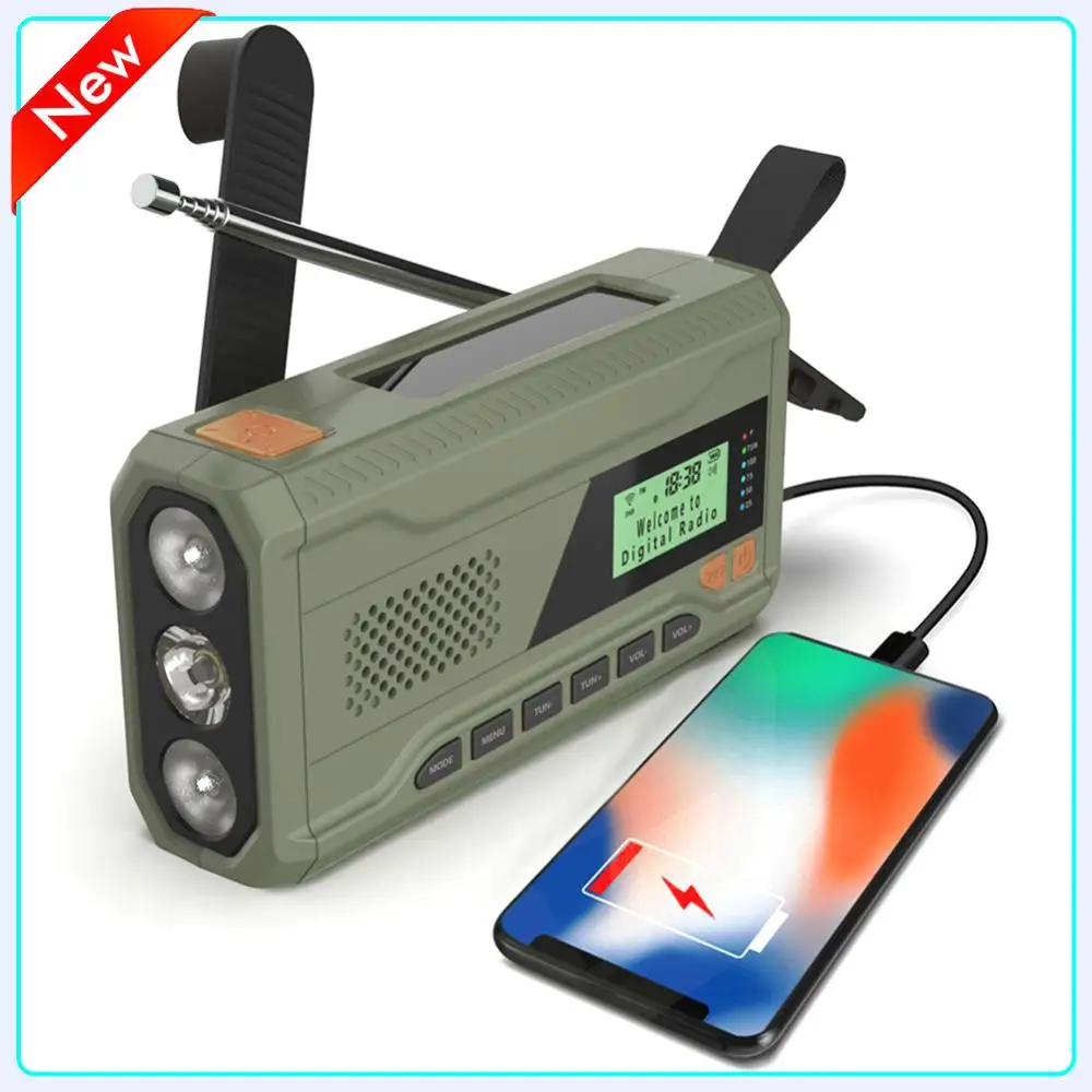 Портативное DAB FM-радио с фонариком, Bluetooth-динамик, аварийное радио, радио с рукояткой для экстренного кемпинга, выживания
Портативное DAB FM-радио с фонариком, Bluetooth-динамик, аварийное радио, радио с рукояткой для экстренного кемпинга, выживания