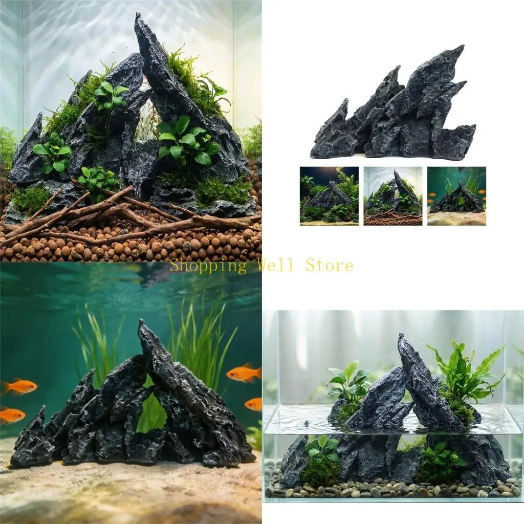 KX4B Realistic Resins Aquariums Rock Decoration Fish Tanks Natural Landscape Hand Painting Artificial Stone Ornament
KX4B Realistic Resins Aquariums Rock Decoration Fish Tanks Natural Landscape Hand Painting Artificial Stone Ornament