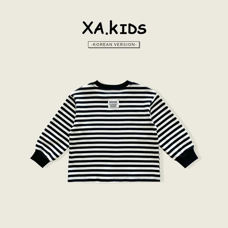 Childrens Top 2024 Autumn New Collection Childrens Clothing Korean Casual Hoodie Boys and Girls Versatile Striped Hoodie
Childrens Top 2024 Autumn New Collection Childrens Clothing Korean Casual Hoodie Boys and Girls Versatile Striped Hoodie