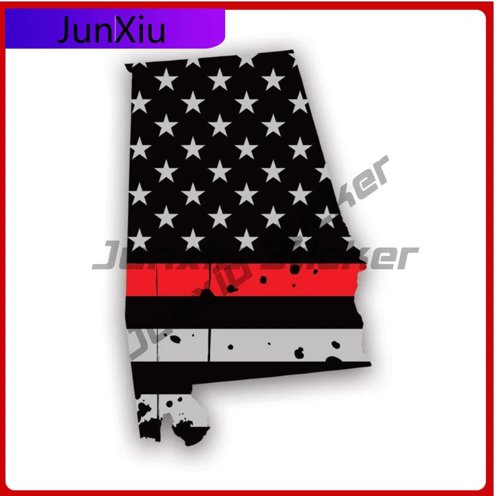 Cool Distressed Alabama State Shaped Subdued Us Flag Thin Red Line Sticker Decal American Made Uv Protected Fire Firefighter
Cool Distressed Alabama State Shaped Subdued Us Flag Thin Red Line Sticker Decal American Made Uv Protected Fire Firefighter