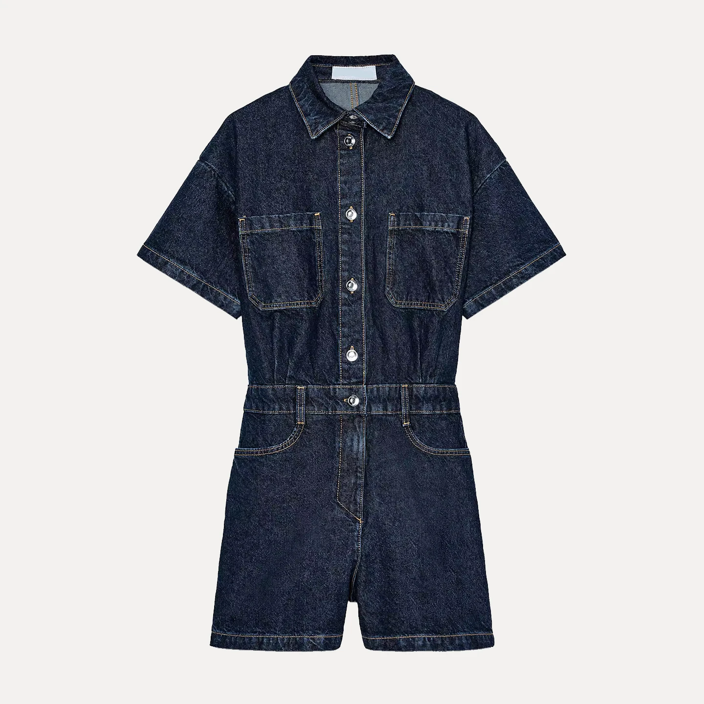 Z Women's Faion Commute ort Sve Denim Jumpsuit High Waist ort Length Polyester Fiber Summer New Arrival
Z Women's Faion Commute ort Sve Denim Jumpsuit High Waist ort Length Polyester Fiber Summer New Arrival
