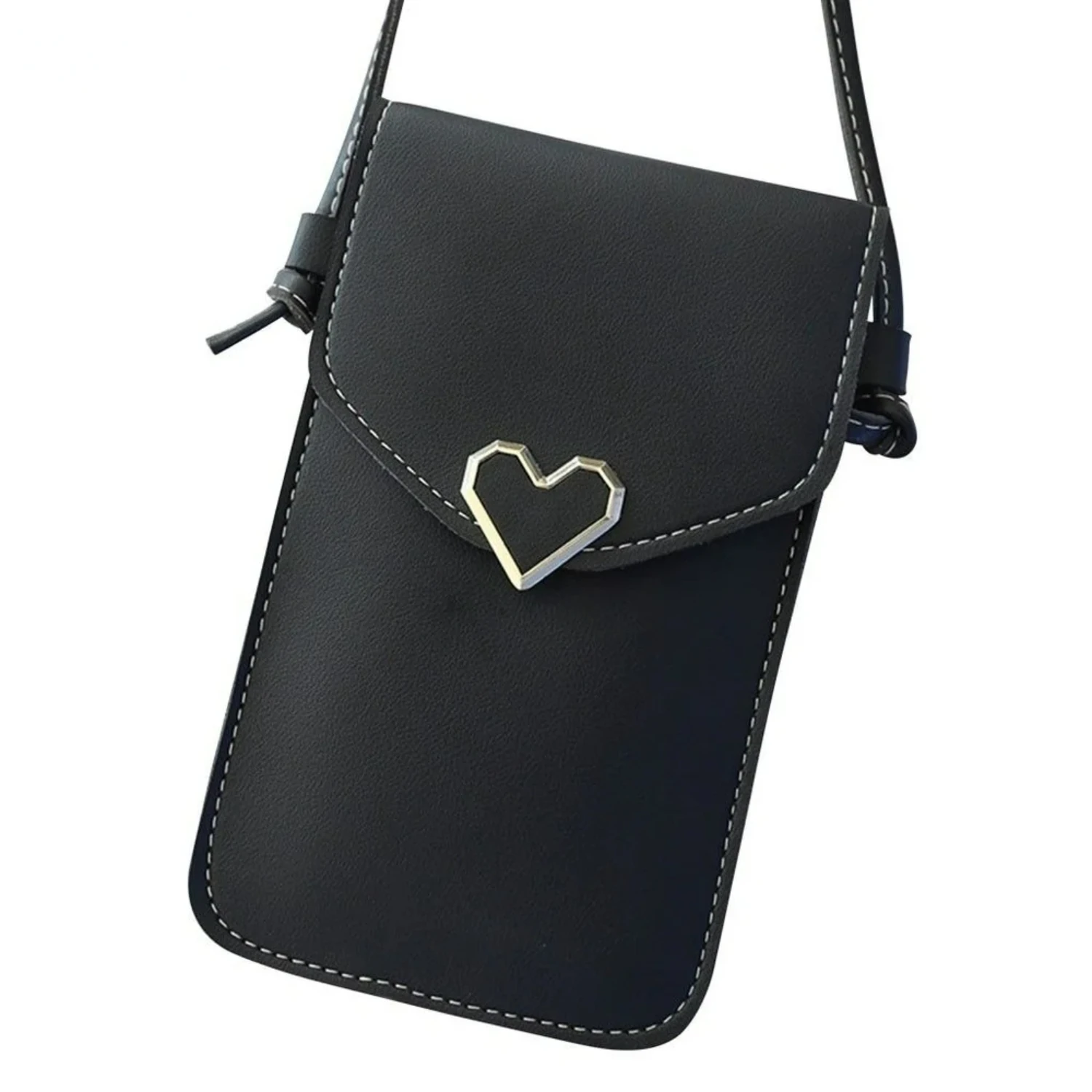 Mini Phone Purse Crossbody Bag, Lightweight PU Leather, Heart Shape, Small Cell Phone Pouch, Shoulder Bag
Mini Phone Purse Crossbody Bag, Lightweight PU Leather, Heart Shape, Small Cell Phone Pouch, Shoulder Bag