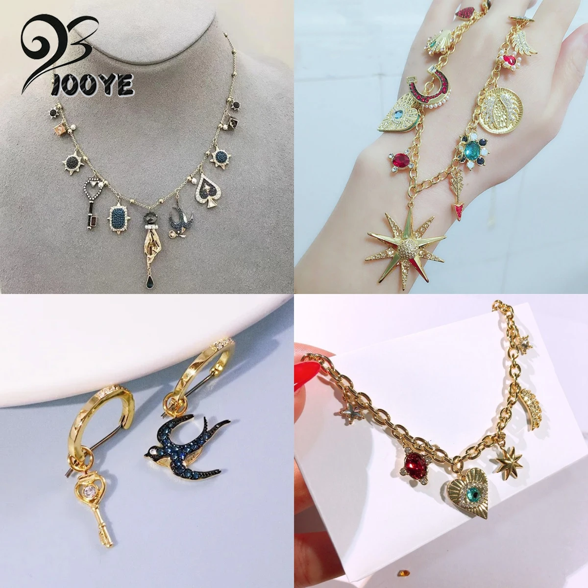 Original 2025 New Trend Fine Jewelry Set Charm Luxury Gold Sun Crystal Fashion Necklace Bracelet Earring Romantic Gift for Women
Original 2025 New Trend Fine Jewelry Set Charm Luxury Gold Sun Crystal Fashion Necklace Bracelet Earring Romantic Gift for Women