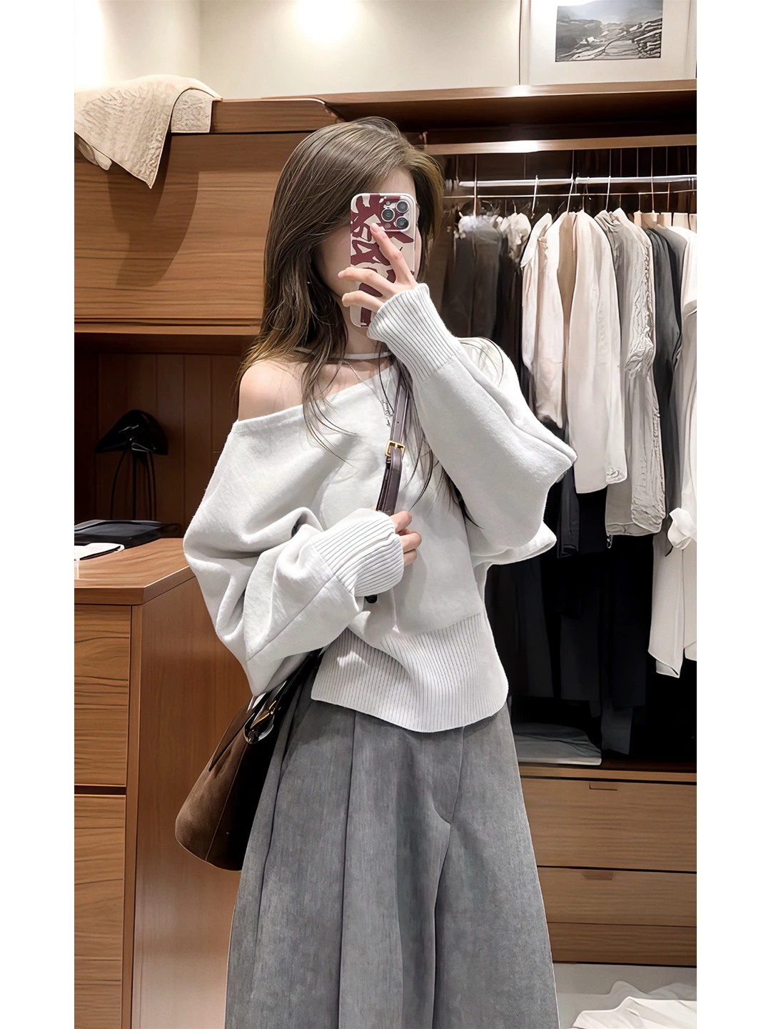 Spring Faion plus Size Knitted oulder Bared Casual Pants Women's Set Long Sve Polyester Comfortable Sli Streetwear
Spring Faion plus Size Knitted oulder Bared Casual Pants Women's Set Long Sve Polyester Comfortable Sli Streetwear