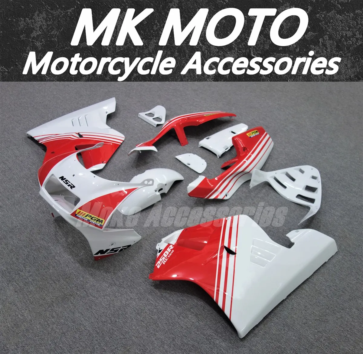 Moke moto Motorcycle Bodywork Set For NSR250 PGM3 P3 MC21 Fairings Kit Fit High Quality Abs Injection Red White
Moke moto Motorcycle Bodywork Set For NSR250 PGM3 P3 MC21 Fairings Kit Fit High Quality Abs Injection Red White