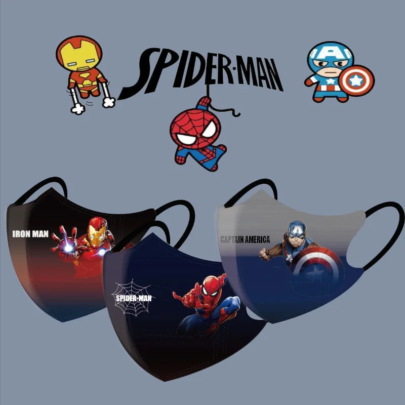 3D трехмерная маска с градиентом «Человек-паук» Marvel Капитан Америка мультяшный узор мужская и женская маска независимая упаковка
3D трехмерная маска с градиентом «Человек-паук» Marvel Капитан Америка мультяшный узор мужская и женская маска независимая упаковка