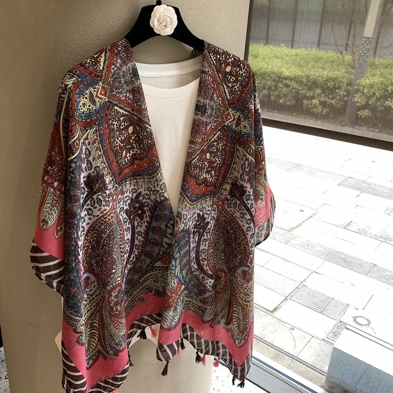 Aztec Geometric Floral Tassel Cotton Viscose Shawls Scarf Lady High Quality Wrap Headband Bufandas Muslim Hijab Sjaal 180*90Cm
Aztec Geometric Floral Tassel Cotton Viscose Shawls Scarf Lady High Quality Wrap Headband Bufandas Muslim Hijab Sjaal 180*90Cm
