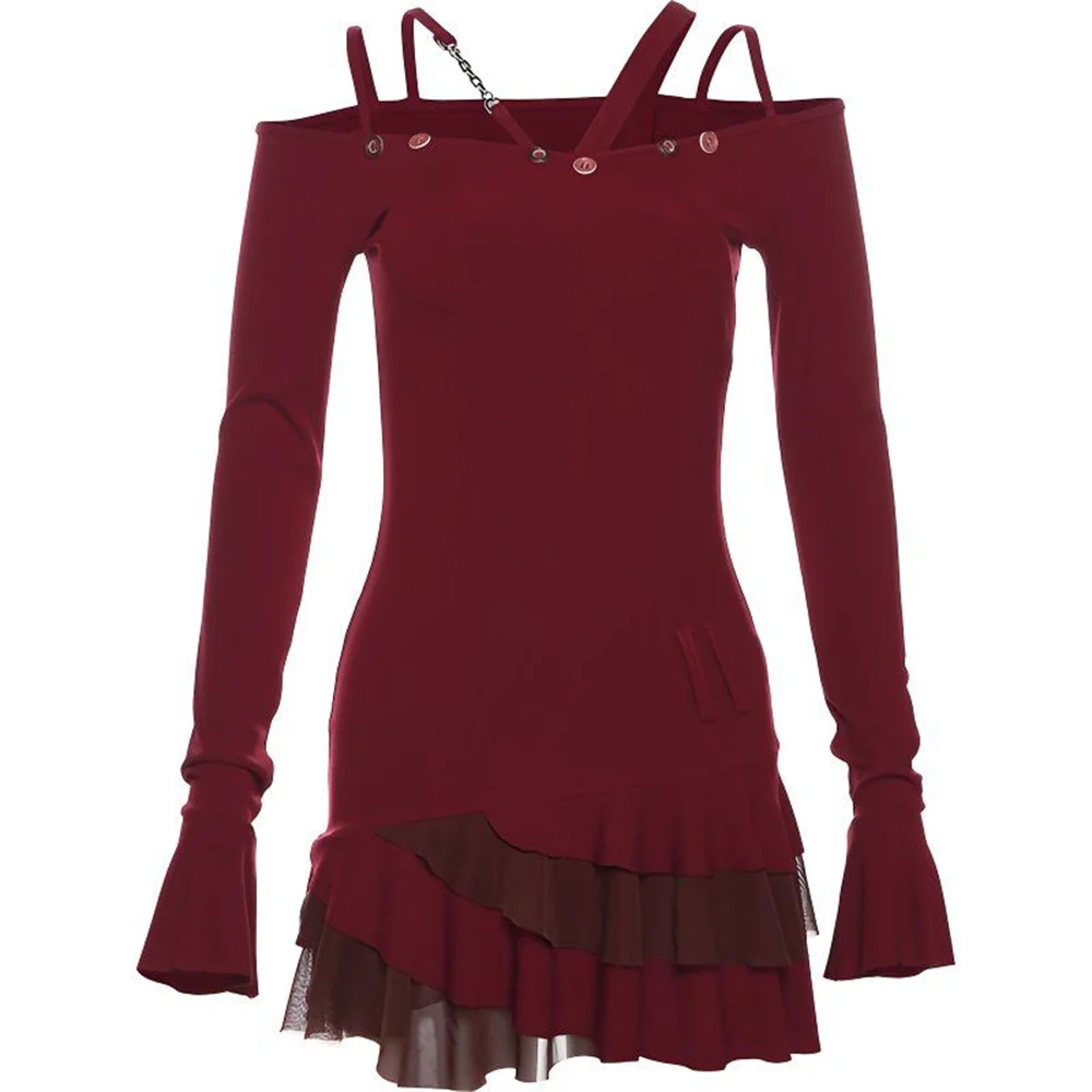 Slash Neck Red Vintage One Piece Dress Women 2000s Fashion Ruched Casual Sundress Off Shoulder Christmas Sexy Slim Party Dresses
Slash Neck Red Vintage One Piece Dress Women 2000s Fashion Ruched Casual Sundress Off Shoulder Christmas Sexy Slim Party Dresses