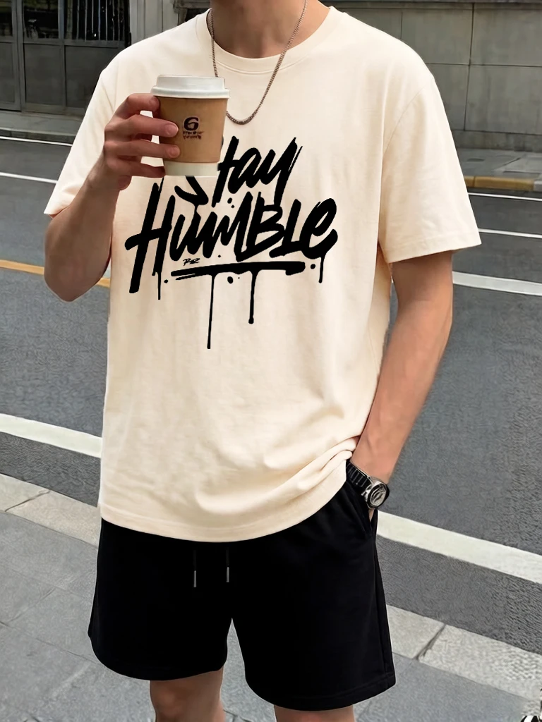 Stay Humble Eye-Catching Prints Oversized Sport Tees & Shorts Men Suit Cotton Summer All-Match T-Shirt Loose Classic Short Pants
Stay Humble Eye-Catching Prints Oversized Sport Tees & Shorts Men Suit Cotton Summer All-Match T-Shirt Loose Classic Short Pants