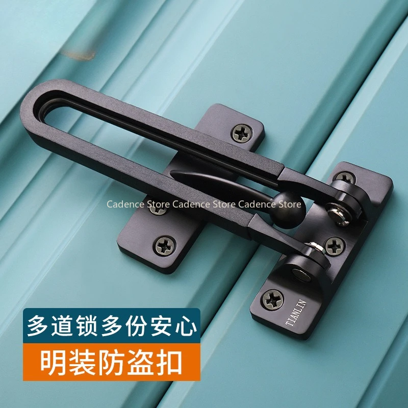 Door anti-theft buckle, zinc alloy room door, hotel specific anti lock buckle, solid bolt door bolt
Door anti-theft buckle, zinc alloy room door, hotel specific anti lock buckle, solid bolt door bolt