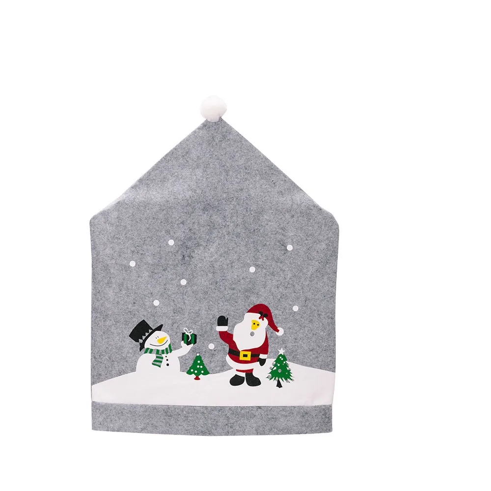 Non-woven Christmas Hat Chair Cover Grey Chair Slipcovers Protectors Xmas Dinner Chair Seat Cover Removable Santa Claus Snowman
Non-woven Christmas Hat Chair Cover Grey Chair Slipcovers Protectors Xmas Dinner Chair Seat Cover Removable Santa Claus Snowman