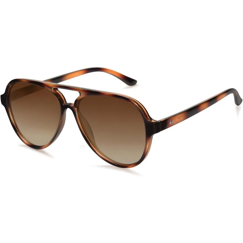 Lunettes de soleil aviator classiques à verres polarisés pour femmes et hommes
Lunettes de soleil aviator classiques à verres polarisés pour femmes et hommes