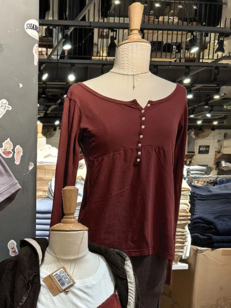 Новые однотонные женские футболки с длинным рукавом, круглым вырезом, из хлопка, простые, А-силуэта, весенние, в стиле Y2K, милые, повседневные, универсальные топы
Новые однотонные женские футболки с длинным рукавом, круглым вырезом, из хлопка, простые, А-силуэта, весенние, в стиле Y2K, милые, повседневные, универсальные топы