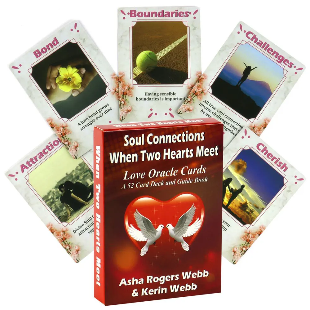 Hot Selling Soul Connections Oracle Leisure Entertainment Card Family Gathering Divination Deck Tarot Board Playing Card Game
Hot Selling Soul Connections Oracle Leisure Entertainment Card Family Gathering Divination Deck Tarot Board Playing Card Game