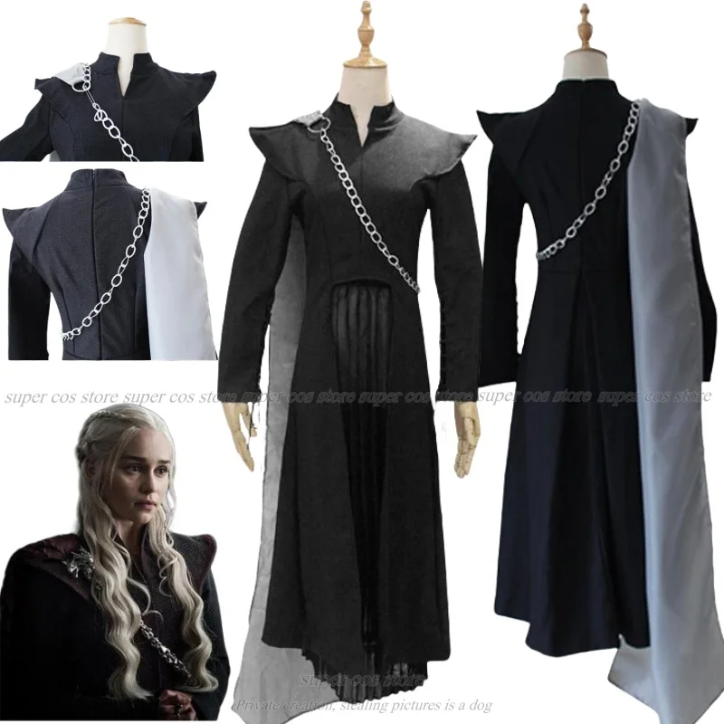 Women Daenerys Targaryen Cosplay Costume Dress Dragon Warrior Battle Suit for Halloween
Women Daenerys Targaryen Cosplay Costume Dress Dragon Warrior Battle Suit for Halloween
