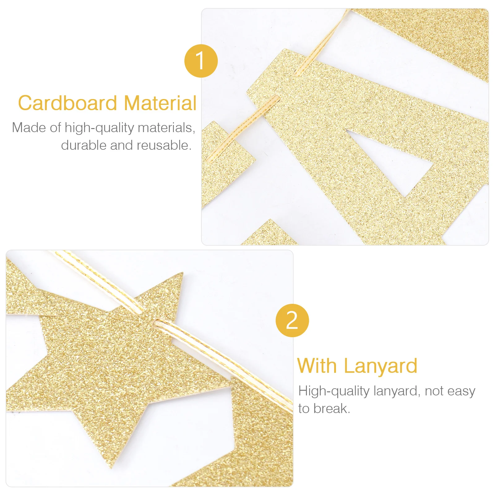 Golden Decorative Banner New Year Party Decorations Happy Letter Photo Backdrops Selfie Indoor Outdoor Home Garden
Golden Decorative Banner New Year Party Decorations Happy Letter Photo Backdrops Selfie Indoor Outdoor Home Garden