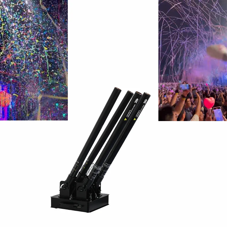 DMX512 4 heads confetti launcher confetti machine for event special effect color paper cannon machine
DMX512 4 heads confetti launcher confetti machine for event special effect color paper cannon machine
