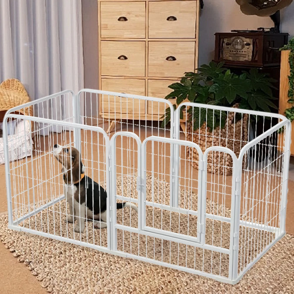 6 Panels Pet Playpen with Door Foldable Detachable Play Pen Heavy Duty Dog Exercise Fence for Dog Cat Rabbit Pet Exercise
6 Panels Pet Playpen with Door Foldable Detachable Play Pen Heavy Duty Dog Exercise Fence for Dog Cat Rabbit Pet Exercise