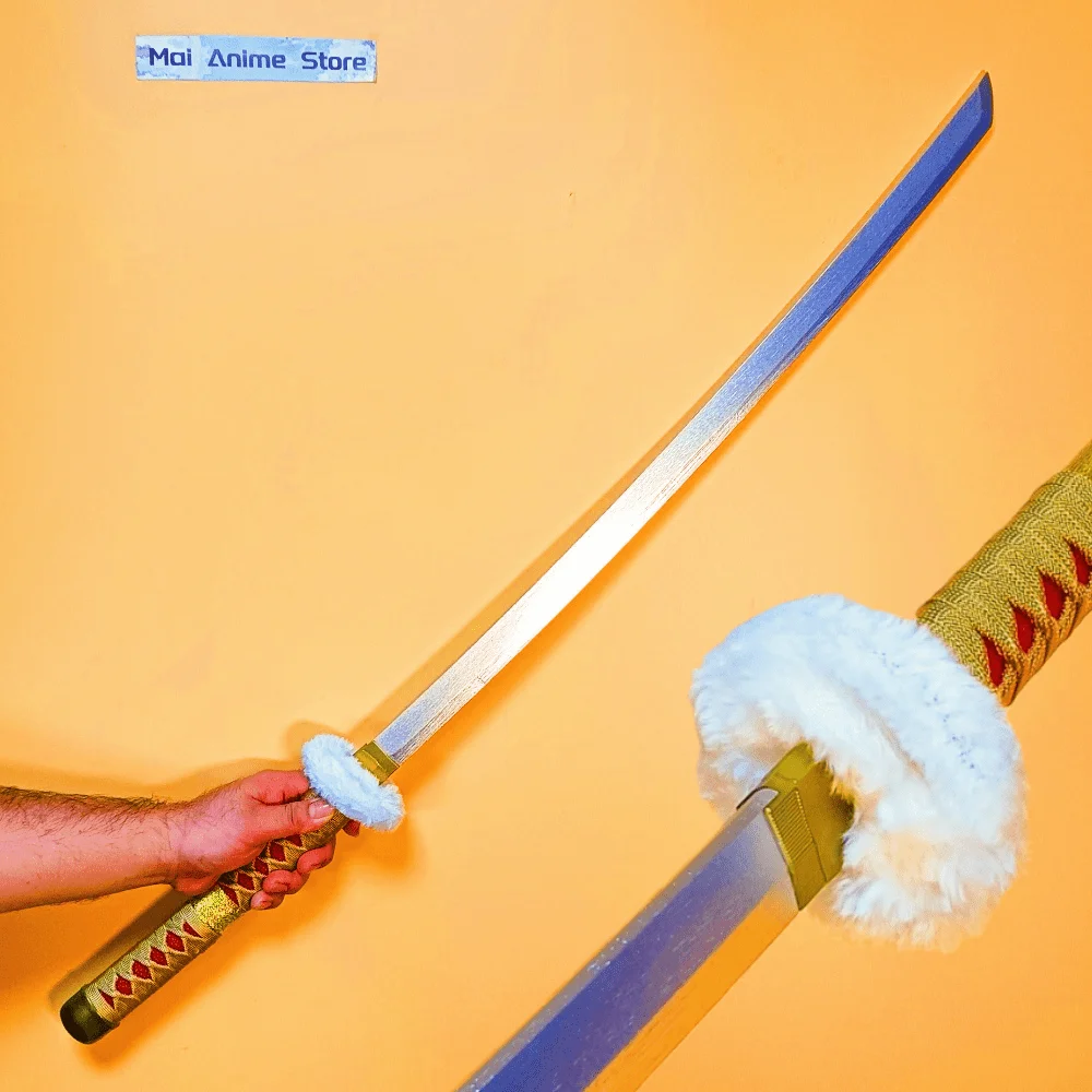 40-дюймовый ророноа Зоро Катана, настоящий полноразмерный японский нож Катана, аниме, реквизит для косплея, оригинальный деревянный меч, ниндзя, острая игрушка в подарок
40-дюймовый ророноа Зоро Катана, настоящий полноразмерный японский нож Катана, аниме, реквизит для косплея, оригинальный деревянный меч, ниндзя, острая игрушка в подарок