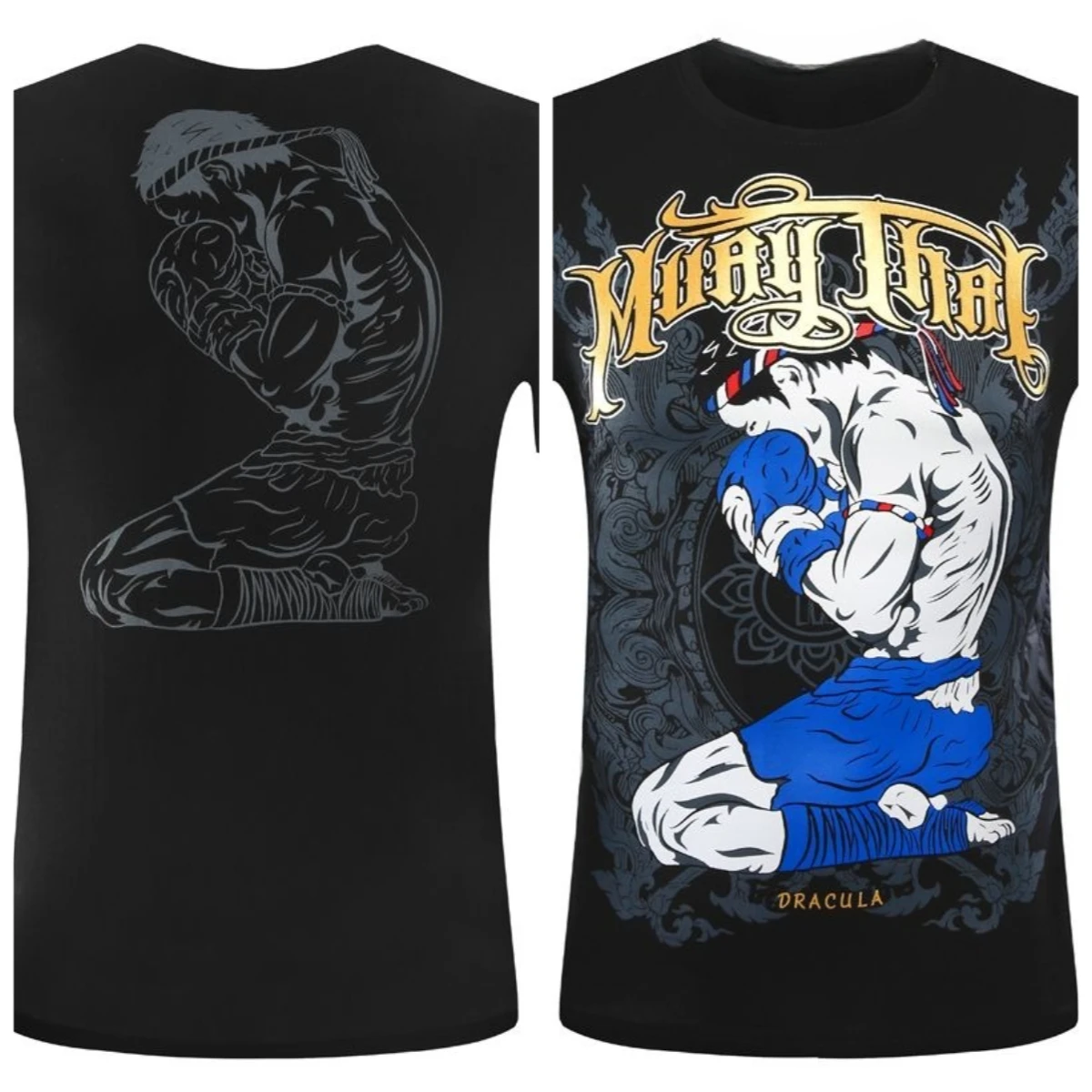 Gutai Muay Thai Cotton Printed T-shirt Thai Men's and Women's Professional Boxing Sanda Clothing Combat Training Fighting
Gutai Muay Thai Cotton Printed T-shirt Thai Men's and Women's Professional Boxing Sanda Clothing Combat Training Fighting