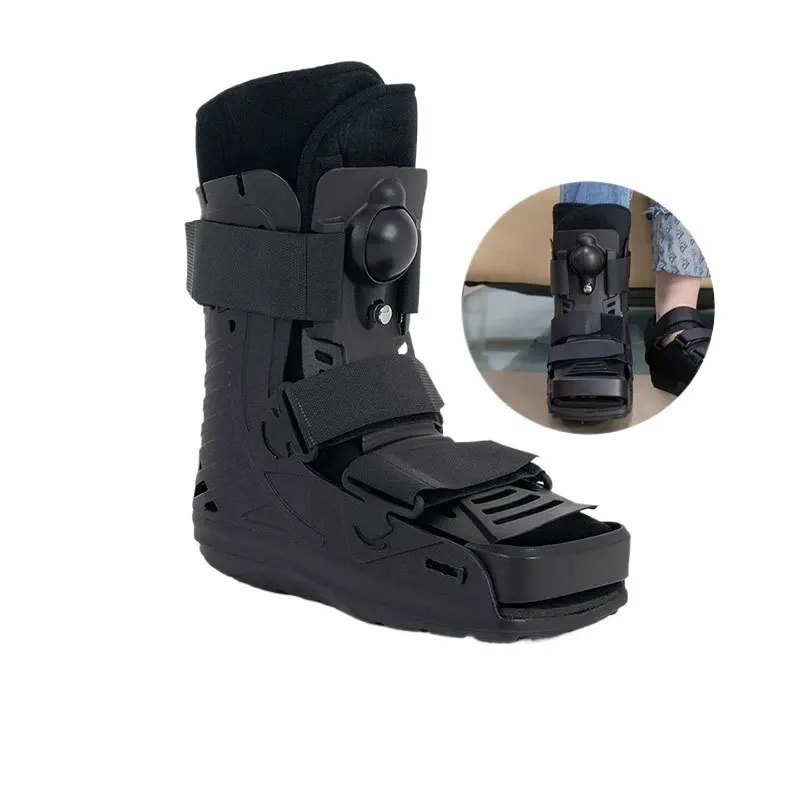 The Black Inflatable Achilles Tendon Boot Ankle Brace Is Suitable for Fractures, Sprains and Ruptured Achilles Tendons
The Black Inflatable Achilles Tendon Boot Ankle Brace Is Suitable for Fractures, Sprains and Ruptured Achilles Tendons